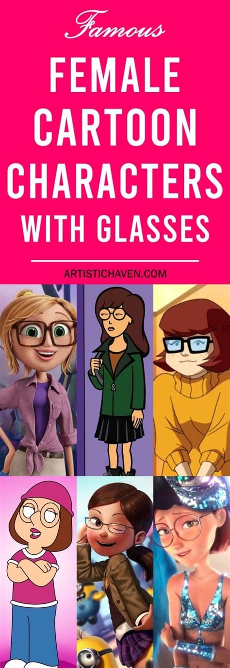 30 Famous Female Cartoon Characters With Glasses